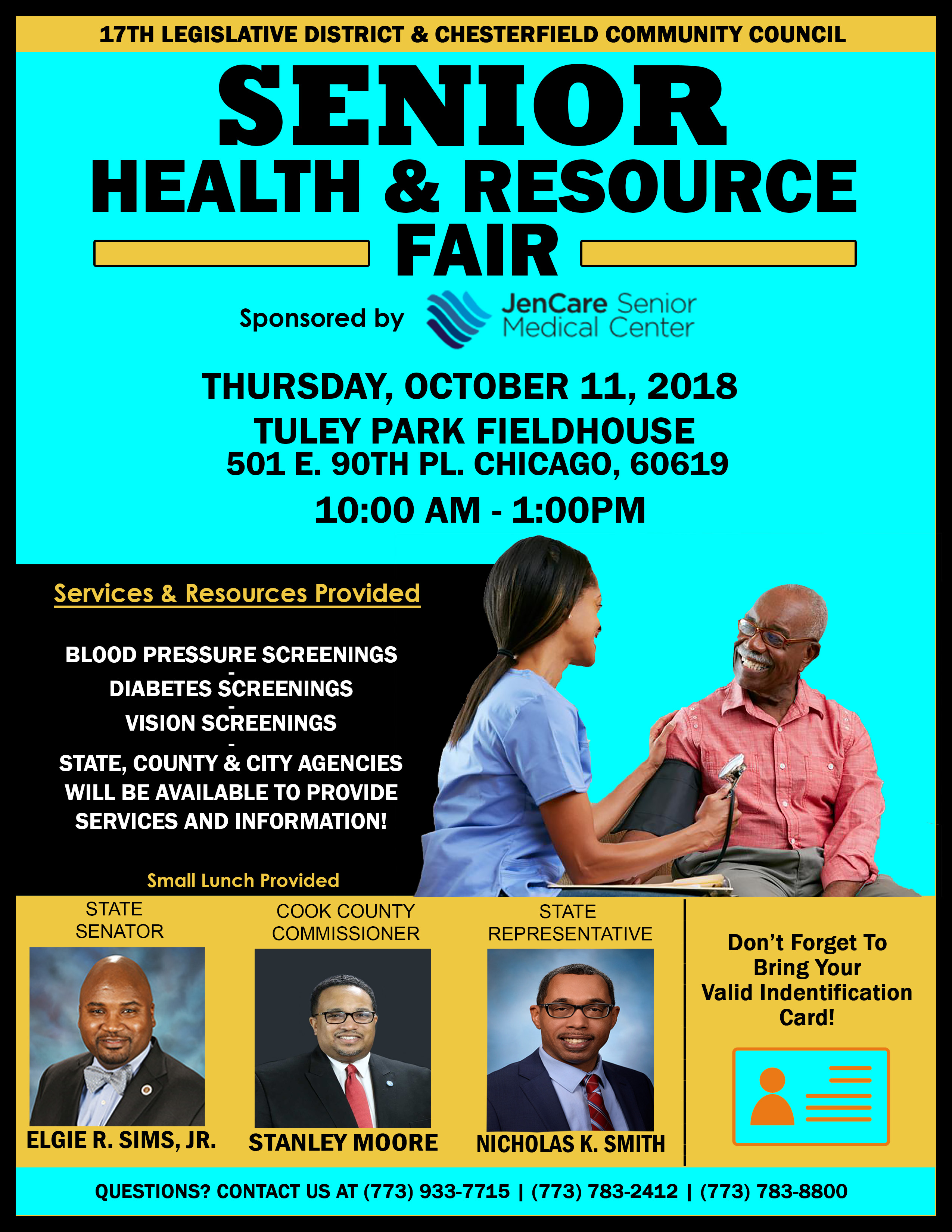 2018 Senior Health and Resource Fair flier