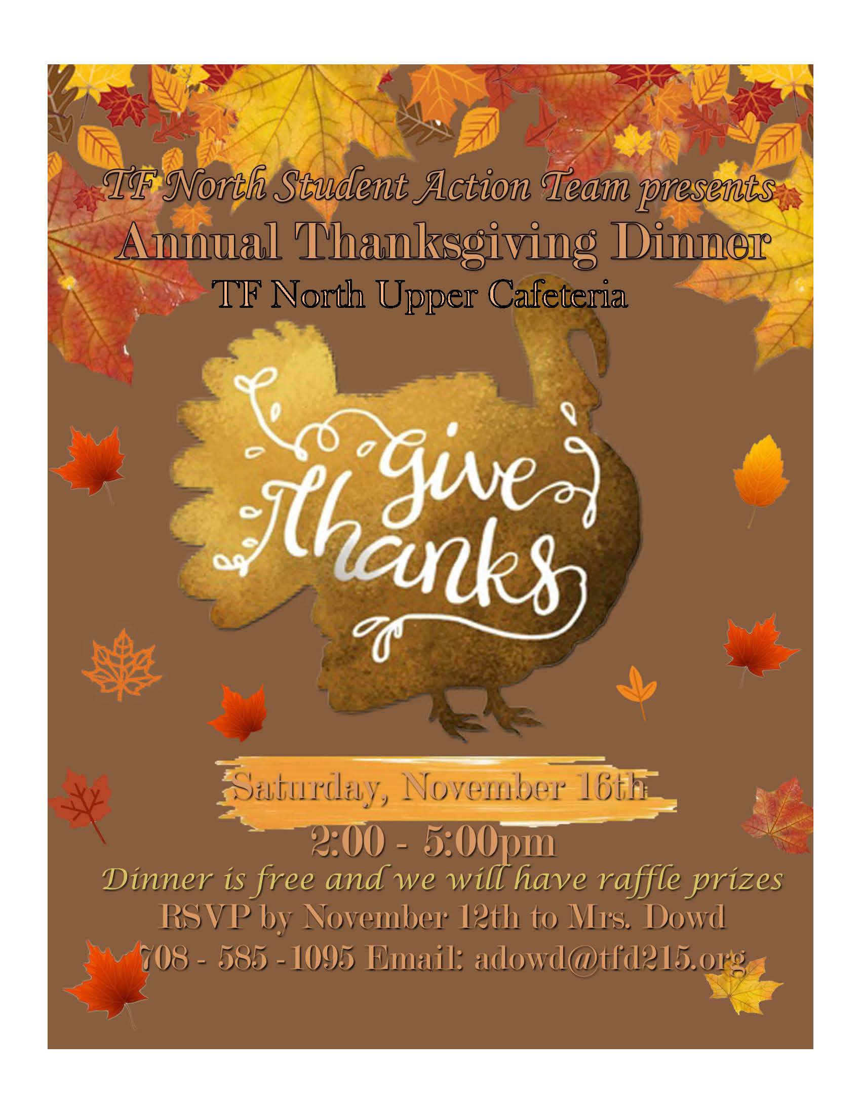 2019 Thanksgiving Dinner Flyers Page 2